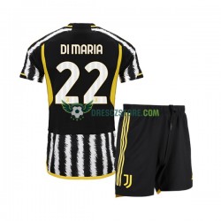 Juventus Angel Di Maria 22 Domácí Dres 2023-2024 Krátký rukáv Děti Fotbalové Dresy