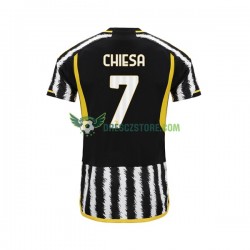 Juventus Federico Chiesa 7 Domácí Dres 2023-2024 Krátký rukáv Muže Fotbalové Dresy