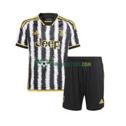 Juventus Domácí Dres 2023-2024 Krátký rukáv Děti Fotbalové Dresy