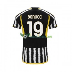 Juventus Leonardo Bonucci 19 Domácí Dres 2023-2024 Krátký rukáv Muže Fotbalové Dresy