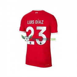 Liverpool Luis Diaz 23 Domácí Dres 2023-2024 Krátký rukáv Muže Fotbalové Dresy
