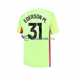 Manchester City Ederson Moraes 31 Brankářské Alternativní Dres 2023-2024 Krátký rukáv Muže Fotbalové Dresy