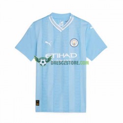 Manchester City Domácí Dres 2023-2024 Krátký rukáv Ženy Fotbalové Dresy