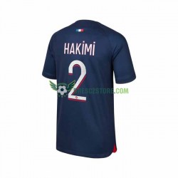 Paris Saint-Germain Hakimi 2 Domácí Dres 2023-2024 Krátký rukáv Muže Fotbalové Dresy