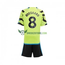 Arsenal Odegaard 8 Venkovní Dres 2023-2024 Krátký rukáv Děti Fotbalové Dresy