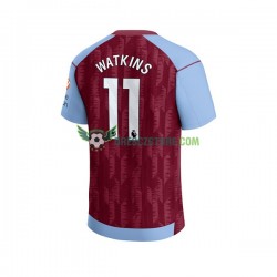 Aston Villa Ollie Watkins 11 Domácí Dres 2023-2024 Krátký rukáv Muže Fotbalové Dresy