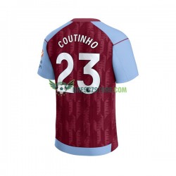 Aston Villa Philippe Coutinho 23 Domácí Dres 2023-2024 Krátký rukáv Muže Fotbalové Dresy