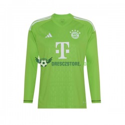 FC Bayern Mnichov Brankářské Venkovní Dres 2023-2024 Dlouhý rukáv Muže Fotbalové Dresy