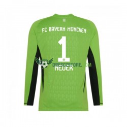FC Bayern Mnichov Manuel Neuer 1 Brankářské Venkovní Dres 2023-2024 Dlouhý rukáv Muže Fotbalové Dresy