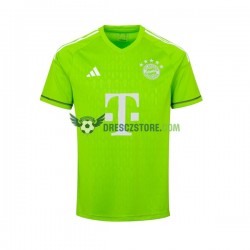 FC Bayern Mnichov Manuel Neuer 1 Brankářské Venkovní Dres 2023-2024 Krátký rukáv Muže Fotbalové Dresy