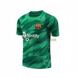FC Barcelona Brankářské Domácí Dres 2023-2024 Krátký rukáv Muže Fotbalové Dresy