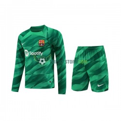 FC Barcelona Brankářské Domácí Dres 2023-2024 Dlouhý rukáv Děti Fotbalové Dresy