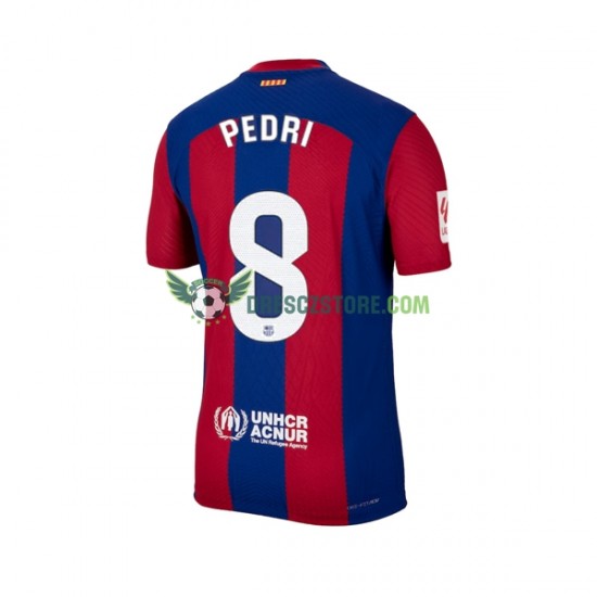 FC Barcelona Pedri 8 Domácí Dres 2023-2024 Krátký rukáv Muže Fotbalové Dresy
