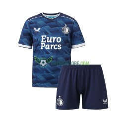 Feyenoord Rotterdam Venkovní Dres 2023-2024 Krátký rukáv Děti Fotbalové Dresy
