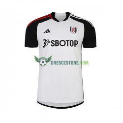 Fulham Domácí Dres 2023-2024 Krátký rukáv Muže Fotbalové Dresy