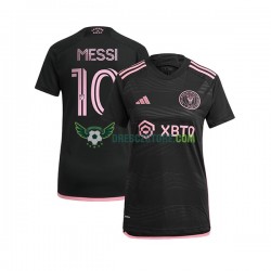 Inter Miami Lionel Messi 10 Venkovní Dres 2023 Krátký rukáv Ženy Fotbalové Dresy