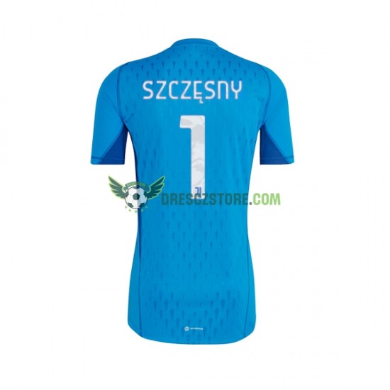 Juventus Wojciech Szczesny 1 Brankářské Domácí Dres 2023-2024 Krátký rukáv Muže Fotbalové Dresy