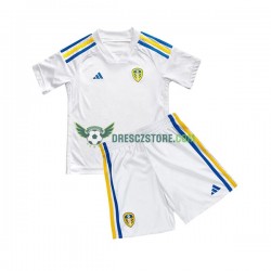 Leeds United Domácí Dres 2023-2024 Krátký rukáv Děti Fotbalové Dresy