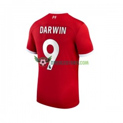 Liverpool Darwin Nunez 9 Domácí Dres 2023-2024 Krátký rukáv Muže Fotbalové Dresy