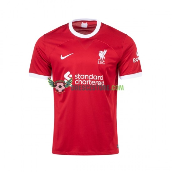 Liverpool Darwin Nunez 9 Domácí Dres 2023-2024 Krátký rukáv Muže Fotbalové Dresy