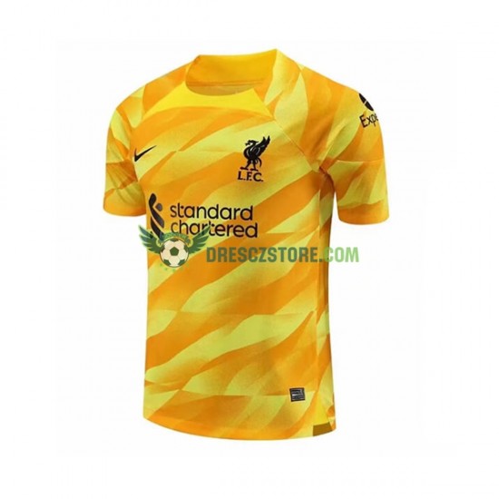 Liverpool Brankářské Alternativní Dres 2023-2024 Krátký rukáv Muže Fotbalové Dresy
