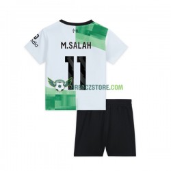 Liverpool M.Salah 11 Venkovní Dres 2023-2024 Krátký rukáv Děti Fotbalové Dresy