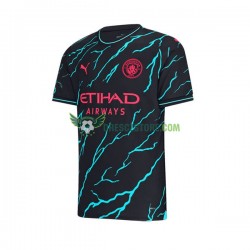 Manchester City Julian Alvarez 19 Alternativní Dres 2023-2024 Krátký rukáv Muže Fotbalové Dresy