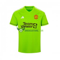 Manchester United Brankářské Domácí Dres 2023-2024 Krátký rukáv Muže Fotbalové Dresy