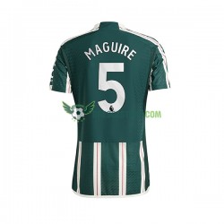 Manchester United Harry Maguire 5 Venkovní Dres 2023-2024 Krátký rukáv Muže Fotbalové Dresy