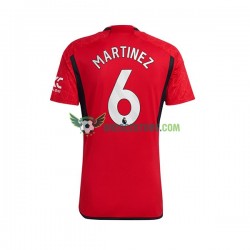 Manchester United Lisandro Martinez 6 Domácí Dres 2023-2024 Krátký rukáv Muže Fotbalové Dresy
