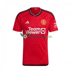 Manchester United Lisandro Martinez 6 Domácí Dres 2023-2024 Krátký rukáv Děti Fotbalové Dresy