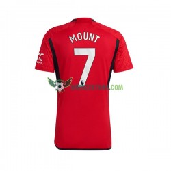 Manchester United Mount 7 Domácí Dres 2023-2024 Krátký rukáv Muže Fotbalové Dresy