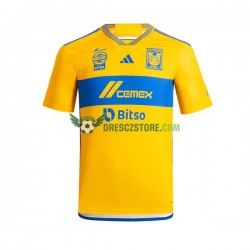Tigres UANL Domácí Dres 2023-2024 Krátký rukáv Muže Fotbalové Dresy