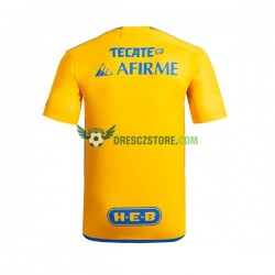 Tigres UANL Domácí Dres 2023-2024 Krátký rukáv Muže Fotbalové Dresy
