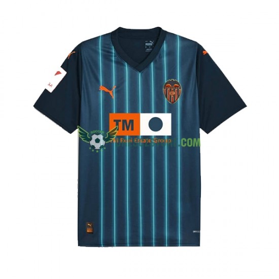 Valencia CF Venkovní Dres 2023-2024 Krátký rukáv Muže Fotbalové Dresy