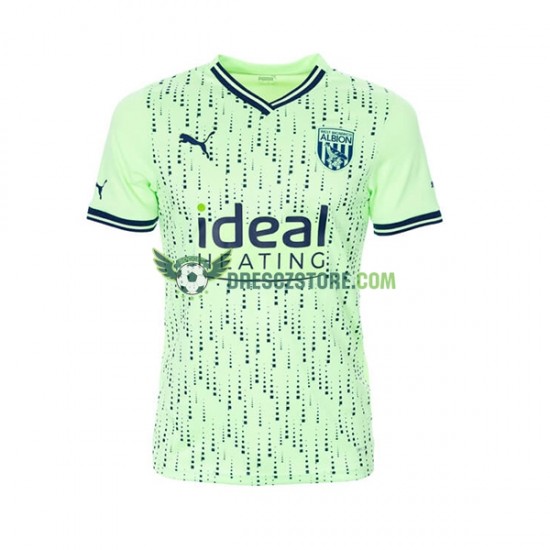 West Bromwich Albion Venkovní Dres 2023-2024 Krátký rukáv Muže Fotbalové Dresy