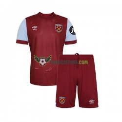 West Ham United Domácí Dres 2023-2024 Krátký rukáv Děti Fotbalové Dresy