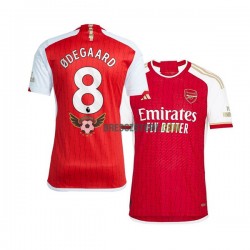 Arsenal Martin Odegaard 8 Domácí Dres 2023-2024 Krátký rukáv Muže Fotbalové Dresy