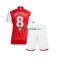 Arsenal Martin Odegaard 8 Domácí Dres 2023-2024 Krátký rukáv Děti Fotbalové Dresy