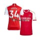 Arsenal Xhaka 34 Domácí Dres 2023-2024 Krátký rukáv Muže Fotbalové Dresy