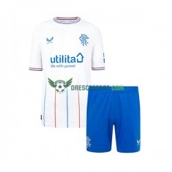 Rangers Venkovní Dres 2023-2024 Krátký rukáv Děti Fotbalové Dresy