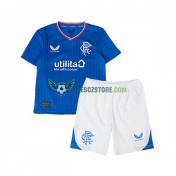 Rangers Domácí Dres 2023-2024 Krátký rukáv Děti Fotbalové Dresy