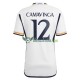 Real Madrid Camavinga 12 Domácí Dres 2023-2024 Krátký rukáv Muže Fotbalové Dresy