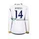 Real Madrid JOSELU 14 Domácí Dres 2023-2024 Dlouhý rukáv Muže Fotbalové Dresy