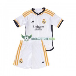 Real Madrid Domácí Dres 2023-2024 Krátký rukáv Děti Fotbalové Dresy