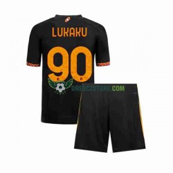 AS Řím Romelu Lukaku 90 Alternativní Dres 2023-2024 Krátký rukáv Děti Fotbalové Dresy
