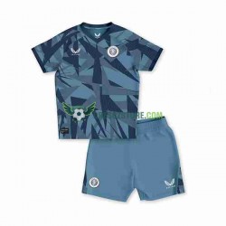 Aston Villa Alternativní Dres 2023-2024 Krátký rukáv Děti Fotbalové Dresy