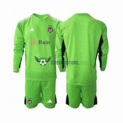Besiktas Brankářské Venkovní Dres 2023-2024 Dlouhý rukáv Děti Fotbalové Dresy