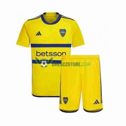Boca Juniors Venkovní Dres 2023-2024 Krátký rukáv Děti Fotbalové Dresy