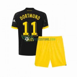 Borussia Dortmund Marco Reus 11 Venkovní Dres 2023-2024 Krátký rukáv Děti Fotbalové Dresy